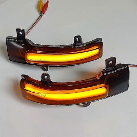 2X Yhteensopiva Mitsubishi Outlander 2013-Lancer 2016 OEM 8351A135 LED Sivuvilkku Dynaaminen Vilkkuvalo Taustapeilin Merkkivalo