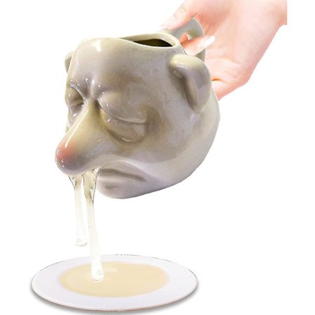 Kreativ keramisk eggeplommedeler tegneserie hvit eggseparator søt hvit separator OHU