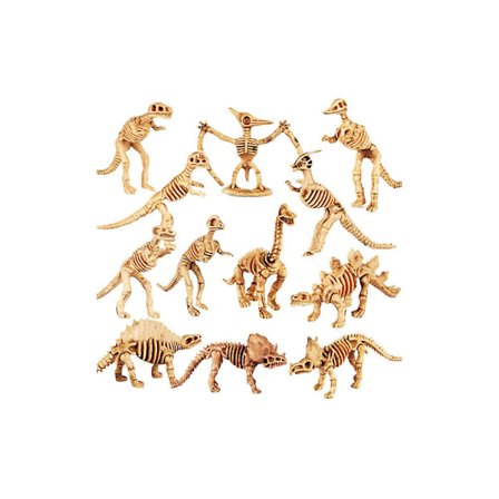 12 stk Mini Dinosaur Skjelettmodell Leke Simulering Arkeologisk Utgraving Dinosaur Skjelett Håndverk