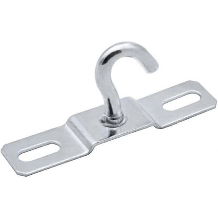 Kraftig takkrok lyskrokplate for europeiske IKEA-lys Lysekrone Pendel Rose Hengende planter Jern Galvanisert Beslag Dekorasjon [D]