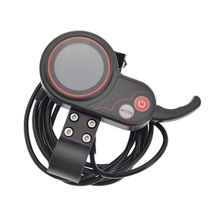 Vattentät Elektrisk Scooter Display Skärm Kontrollpanel med 6-Pin Kontakt Elektrisk Scooter LCD Display Mätare