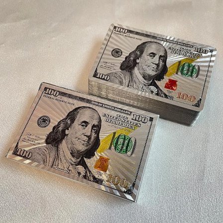 24K gyllene spelkort Plast Poker Däck Folie Pack Magic vattentätt kort Present Collection Gambling Brädspel