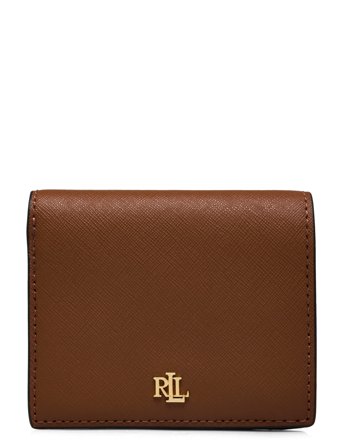 Lauren Ralph Lauren | Crosshatch Leather Compact Wallet | ONE SIZE