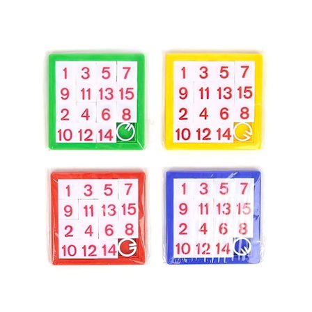 2-pack - Sifferpussel för barn - Mini Multi Color