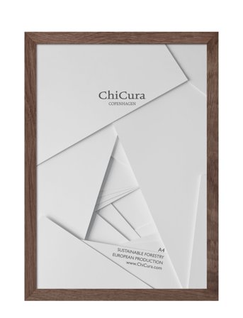 ChiCura Wooden Frame - A4 - Acrylic - Brown - 21X29.7CM