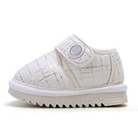 Pojkar Rund Tå Håller Varm Vinterskor Plyschfodrade Snöstövlar