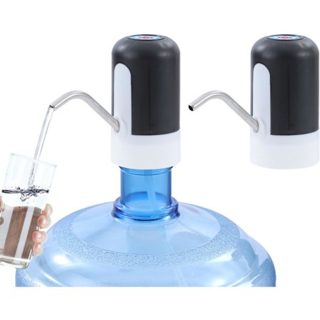 2 kappaleen vesipullopumppu, kannettava USB-lataus automaattinen sähköpullo