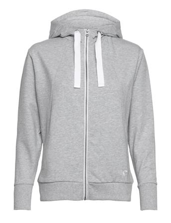 Traa Lounge F/Z Hoodie Huppari Harmaa Kari Traa