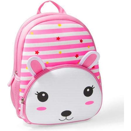 Vedenpitävä taaperon koululaukku, 3D söpö sarjakuva kumi lasten eläinten koululaukku, lounaslaukku kantolaukku 1-6-vuotiaille pojille ja tytöille, 