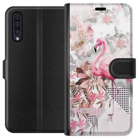 Kompatibelt Plånboksfodral till Samsung Samsung Galaxy A50 Flamingo