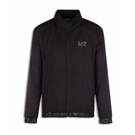 Emporio Armani EA7 Net Logo Bomber Jakke Sort, Herre