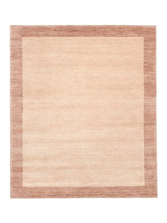 Wollteppich Handloom Frame Rosa Groß
