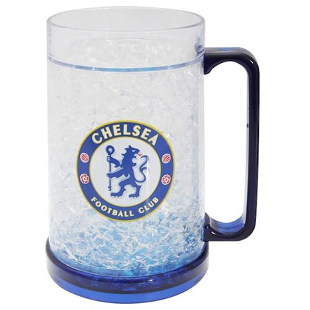 Chelsea FC zer Mug En Storlek Genomskinlig/Blå