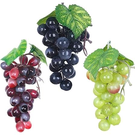 3 Kimppua Tekohedelmiä Mini Kumi Rypäleterttuja Tekorypäleitä