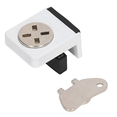 Fönsterlås med nyckel för hem, kontor och skolsäkerhet, stöldskydd