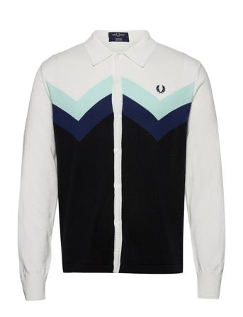 Arrow Stripe Cardigan Patterned Fred Perry