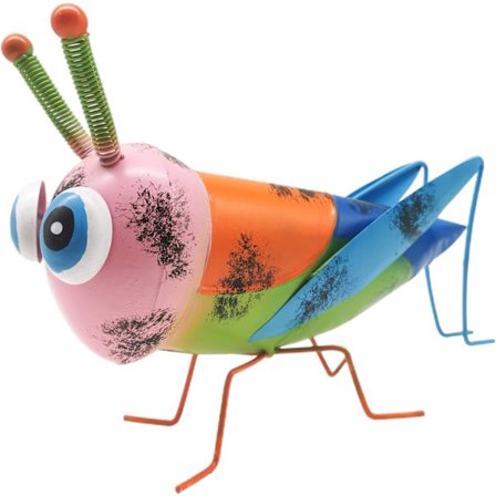 Metal Have Statuer til Haven Kunst Græshoppe Figurer Dekoration Bedende