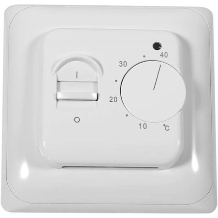 Varmetermostat for gulvvarme, manuell styring