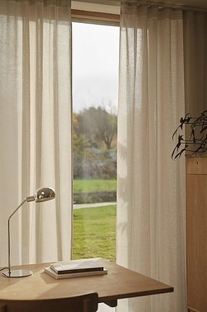 Jotex - Gordijn Linnenmix 2-pak Linnenbeige linnenbeige - LILL - Koop Multifunctionele gordijnen bij Jotex