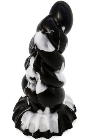 Plug Skarix Black-White 20 cm Dragon dildo - Blushme.se