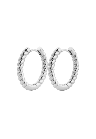 Charlotte Bonde STHLM Timeless Spin Hoops Smycken & klockor Dam Silver ONESIZE