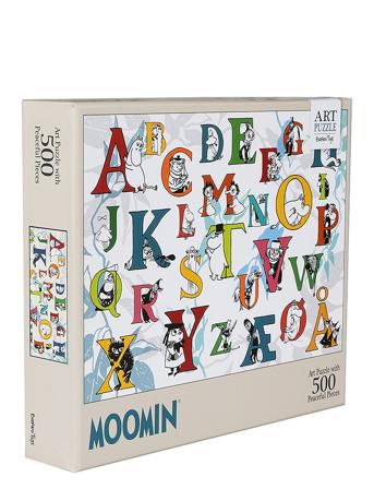 Mumutrolden Abc Puslespil 500 Brikker Toys Puzzles And Games Puzzles Classic Puzzles Multi/mønstret MUMIN