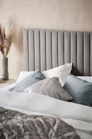 Jotex - Sengegavl 160 Cm Cementgrå - DERBY - Kjøp Sengegavler hos Jotex