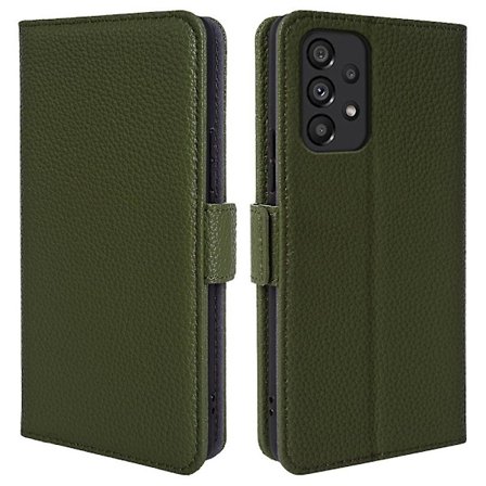Cover i äkta nötskinn till Samsung Galaxy A53 5g Litchi Texture Stand Phone case
