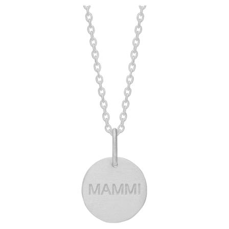 Frk. Lisberg Mammi necklace silver , Grijs , Dames , Maat: S Kettingen