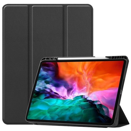 iPad Pro 12.9" 2021 Slim fit tri-fold fodral - Svart