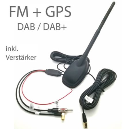 DAB Bilantenne + FM + GPS DACHANTENNE Universal DAB+ Bilantenne KFZ Antenne