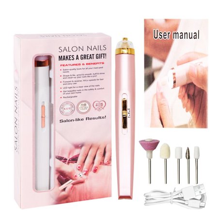 Elektrisk neglfil Spesial slipemaskin fjerner negler og fjerner død hud