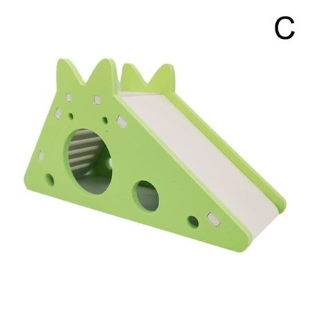 Husdjursvilla Bur Stege Hamster Rutschkana Leksak, DIY Gerbil Koja Vi