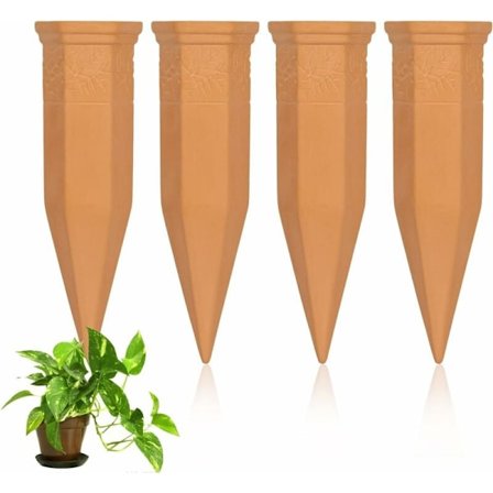 Automatisk Plantevandingssystem, 4 stk. Selvvandingssystem til Potteplanter, Drypvandingssystem til Have, Stueplante, Blomstervanding