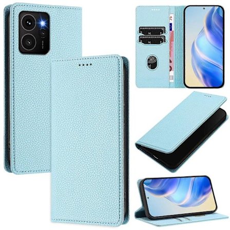 Etui Kompatibelt med Nokia HMD Skyline Magnetisk Lukking Slank RFID-blokkerende Lommebok Telefonetui i Lær med Kortspor Kompatibelt med Nokia HMD 