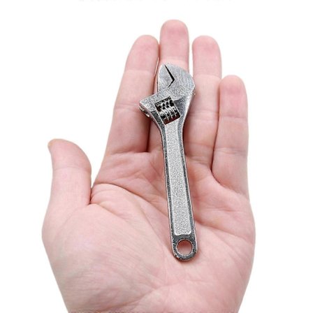 Mini Teräksinen Jakoavain Avoin Jakoavain Avaimenperä Säädettävä 2,5-15 Tuumaa Lahjaksi