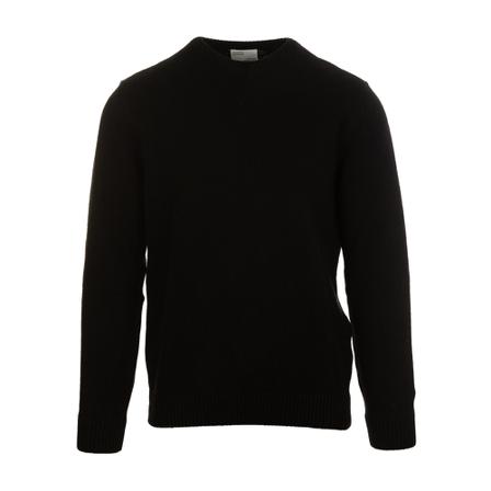 Colorful Standard Round-neck Strik Sort, Herre Strik