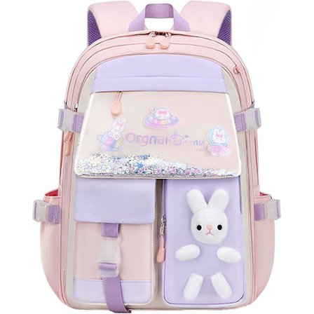 Bunny Ryggsäck Bad Bunny Ryggsäck Bunny Ryggsäck För Flickor För Skola Kawaii Flick Ryggsäck