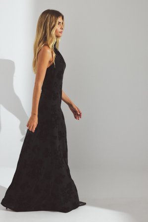 NA-KD Maxikleid mit Neckholder - Partykleider - Schwarz - S