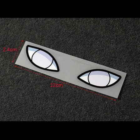 Devil eyes bilklistermærker bilhjelm elbil motorcykel refl