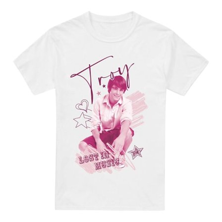 High School Musical Herr Troy T-Shirt XL Vit