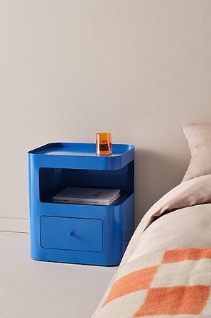 Jotex - Nachtkastje Blauw Blauw - ALSTON - Koop Nachtkastjes bij Jotex