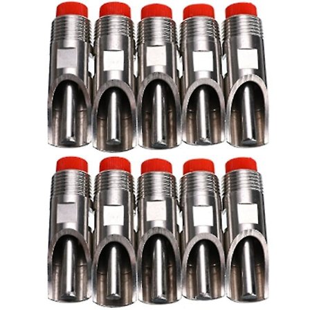 10 stk. automatisk drikkenippel til grise i rustfrit stål, automatisk vanddyse, drikkenippel