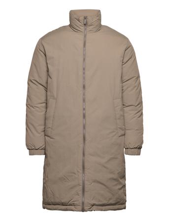 Slhtitan Puffer Coat B Fôret Jakke Beige Selected Homme