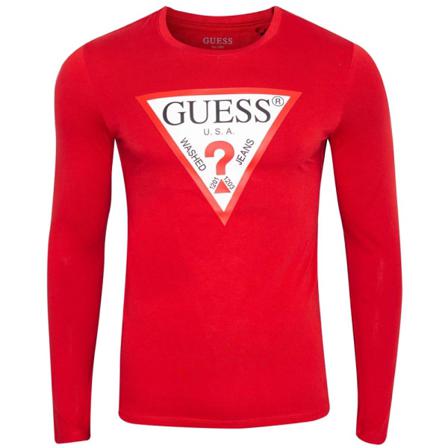 Shirts Guess Original Logo Röda 178 - 182 Cm/m