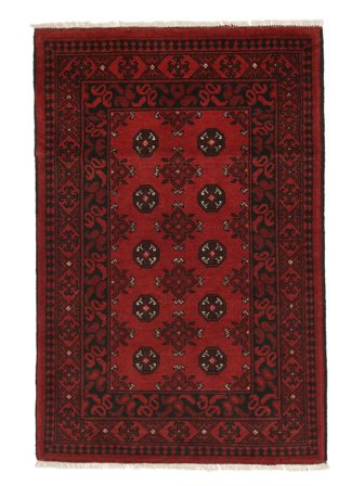 Medallion Small Afghan Fine Rug 99X148 Wool