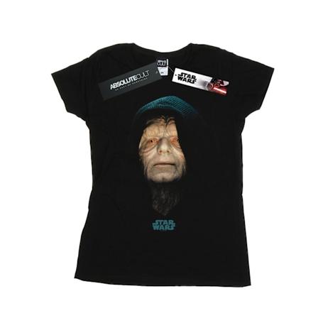 Star Wars Dam/Kvinnor Kejsare Palpatine Bomull T-shirt L Svart Black L