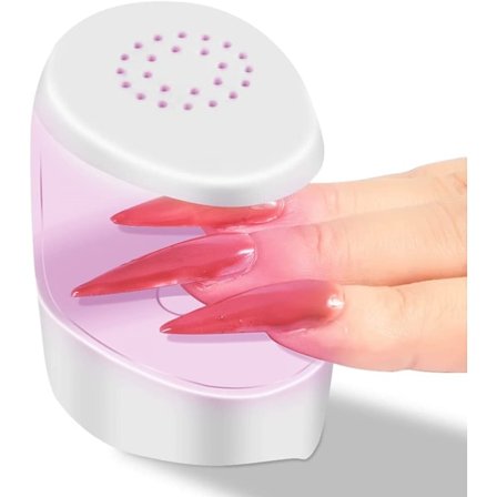 2-pack Mini UV LED-nagellampa Innovativ nageltork UV-ljus för naglar Gel Polish Gel Lim Gel Str