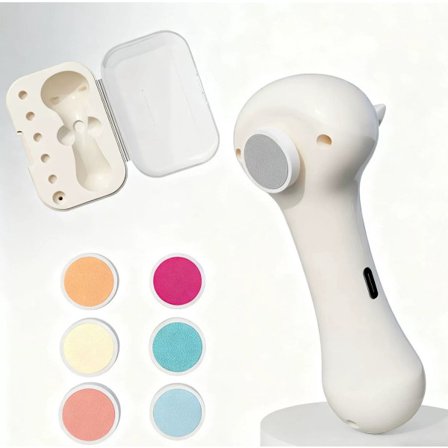 Elektrisk neglefil for kjæledyr - Stille og trygg negleklipper for hunder og katter - Ergonomisk design - Sikker neglefiling - Kompakt og enkel å 