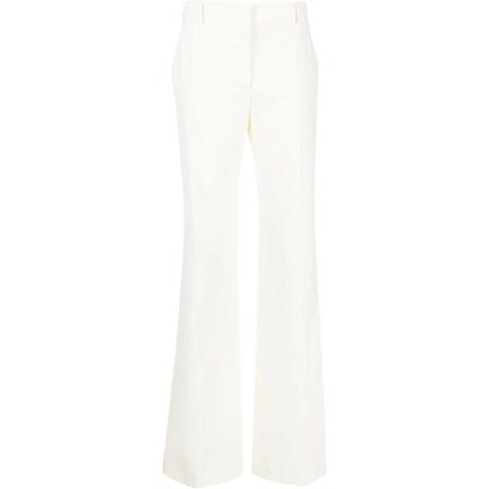 Alberta Ferretti, Wide Trousers Wit, Dames, Maat:M
